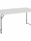 4' Adjustable Height Rectangular Table