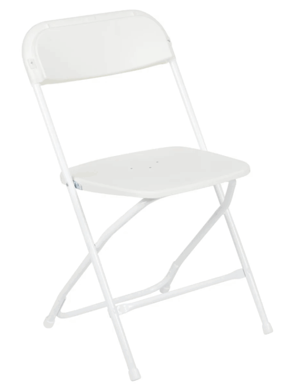 White Folding Chair