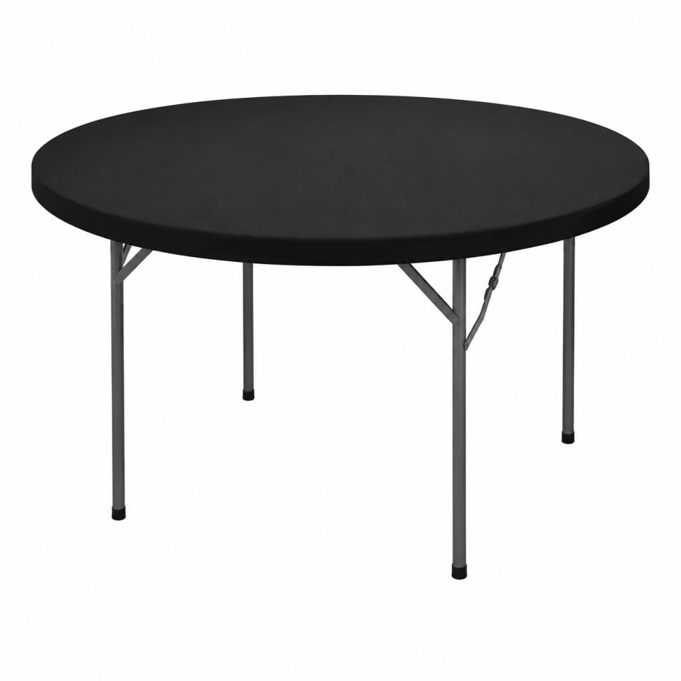 Black Tablecloth 5ft Round Table