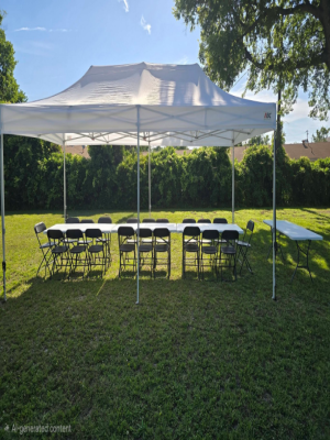 20 Person Event Bundle (Black Chairs)