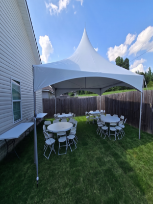 40-Person Event Bundle (White Chairs)